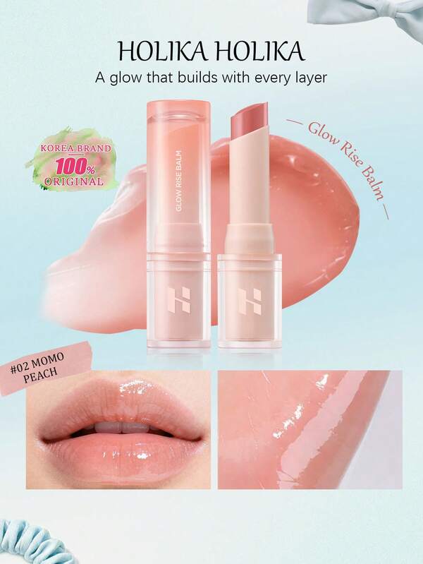 HOLIKA HOLIKA 4.5g/0.15oz Shiny Glossy Solid Lip Gloss, Creamy Lip Balm To Lip Gloss, High Shine Lip Color, Moisturizing Non-Drying, Jelly Makeup Effect, Cute Korean Makeup Style, K-Beauty