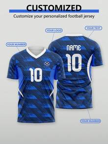 Customized French Team Jerseys For The 2026-27 Season, Including Personalized Logos, Numbers, Team Name And Player Names. Sports, Perfect Gift - Royal Blue - View 1