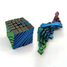 1个装 ADHD 齿轮球 3D 打印旋转球指尖玩具 - 齿轮球指尖球可缓解压力和焦虑 - 非常适合感官需求和手指锻炼 - 独特的家居和办公装饰，派对和创意礼物 - 彩色 - 查看 4