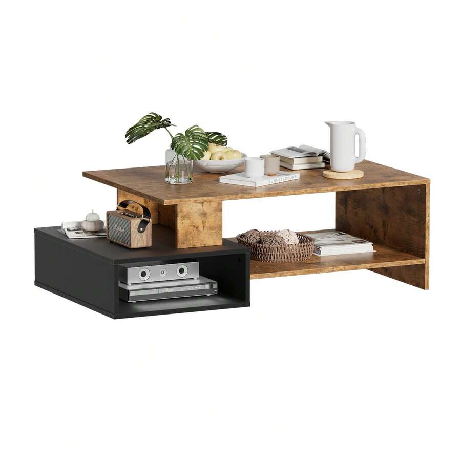 Sofa Tables - Black and Brown - View 1
