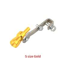 1个涡轮排气管尾嘴模拟器，铝制排气阀噪音发生器，适用于摩托车、卡车、汽车、越野车 - 造型配件、摩托车升级、时尚汽车零件、趣味车辆附加组件、高品质金属、精密工程组件、排气模拟器、汽车声音增强器、卡车车主、汽车爱好者 - 金色 - 查看 13