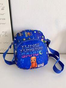 这款山海经典斜挎包，休闲简约，时尚百搭。拉链设计和可调节肩带，让它成为上学、购物和旅行的理想之选。它能轻松收纳日常必需品，是一款百搭单品，也是时尚达人的心头好。它适合各种风格和场合，其强大的风格适应性使其成为馈赠亲友的最佳礼物。 - 山海經卡通胸包 - 查看 15