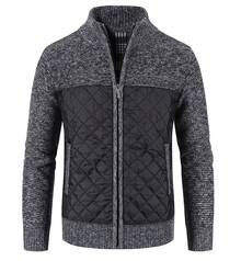 Men Sports Cardigans - 6635 Light Gray - View 9