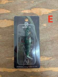 1个天然钓鱼饵，三钩铅头设计，含诱鱼剂，适合全年垂钓，海鲈鱼饵，海水船钓仿生饵 - 彩色 - 查看 11