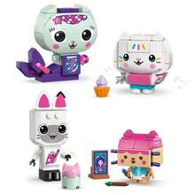 LEGO Gabby's Brick-Built Cat Friends (11215), A Pretend Play Animal Building Toy Featuring 6 Gabby's Dollhouse Characters For Adult Christmas/Birthday/New Year Gift - Multicolor - View 3