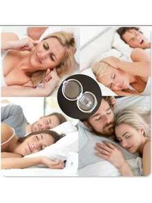 Dispositivo antirronquidos de piezas, Clip nasal, bloqueador de ventilación, anillo de silicona para dejar de roncar, ayuda para dormir de noche, protector de Apnea nocturna, 1 unidad - Multicolor - Ver 6