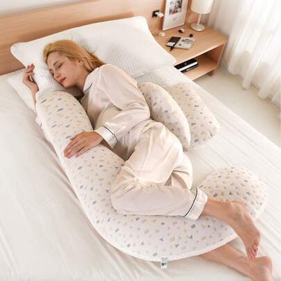 Almohada de embarazo en forma de H, almohada de lactancia de cuerpo completo, almohada de embarazo, almohada para espalda y piernas/cadera, almohada para dormir de cuerpo, almohada para dormir de lado, almohada de apoyo grande para espalda, piernas, abdomen y caderas para embarazadas.