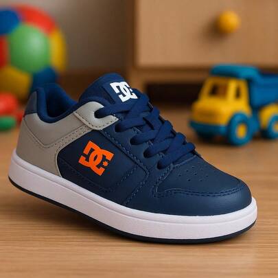 Tênis Infantil DC Manteca Shoes Estiloso Novo Lançamento 26 ao 33 Menino Masculino Escolar Passeio