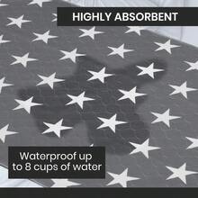 Pad For Incontinence Reusable 52 X 34 Large Washable Waterproof Mattress Protector For Seniors, Bedwetting Kids, H... - Grey - View 6