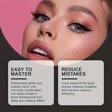 2pcs Eye Makeup Tools, Eye Makeup Auxiliary Tools, Women's Eyeliner Stencil, Quick Makeup Application. Whether You Are A Beginner Or A Professional, You Can Easily Create Precise And Symmetrical Eye Makeup In Just A Few Seconds. - Multicolor - View 10