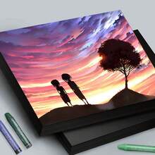 20 Blatt Premium Schwarze Karton Dickes Stabiles Matt Papier für professionelle Kunst, Malerei, DIY Handwerke und Premium Geschenkverpackungsprojekte - 20 Blatt schwarzer Karton - Übersicht 7