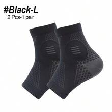 2 件/套高品质踝部支撑套，足弓和踝部支撑压缩袜，露趾设计，适合日常穿着和户外活动，弹性足部支撑，运动踝部支撑 - 彩色 - 查看 13