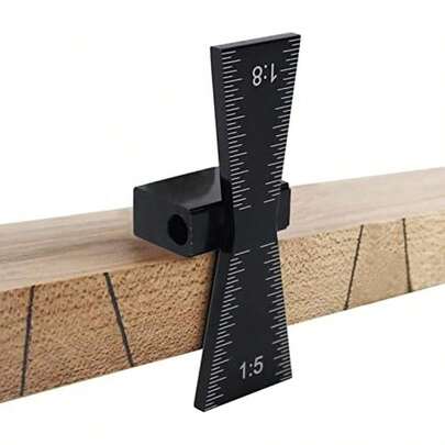 Marcador de de milano, plantilla de marcado de de milano de aleación de aluminio, marcador de regla de de milano para carpintería, guía de plantilla de de milano para corcho,