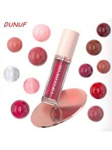 DUNUF High-Shine Lip Gloss 6pcs/Set, Shimmer Pearlescent Lipstick, Easy To Color, Waterproof, Sweat-Proof, Non-Stick To Cup, Non-Fading, Long-Lasting, Exquisite, Suitable For Gifts, Festival Makeup, Performance Makeup, Y2K Makeup Party Beach Travel Holiday Camping Outdoors Present Rose Fashion Girl New Year Cosmetic Cosplay Best Trip Festivals Color Fancy Campus School Charm Vibe Cny Chinese New Year, Valentine's Day Gifts,Vegan,Cruelty Free - 彩色 - 查看 7