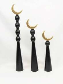 1/2/3pcs Set, Ramadan Decoration Set, Middle Eastern Style Architecture Decor, Star & Moon Ornaments For Living Room/Tabletop, Eid Al-Adha/Eid Al-Fitr Supplies, Muharram/Ramadan Items - Multicolor - View 9