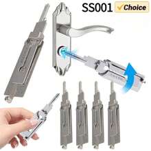 Lishi 二合一工具 SC4 SS001 SS002 SS002R Pro R52 KW1 KW5 SC1 适用于专业锁匠、家庭门钥匙