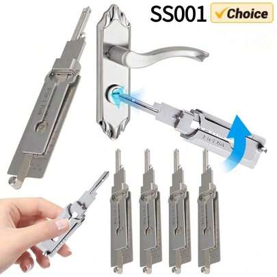 Lishi 二合一工具 SC4 SS001 SS002 SS002R Pro R52 KW1 KW5 SC1 适用于专业锁匠、家庭门钥匙