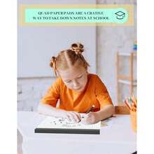 11x17 Graph Paper Pad, 4x4 Quad Ruled, 30 Sheets Large Graphing Paper 11'' X 17'' Engineering Paper, Blueprint Quadrille Grid Paper Blue Lines For Drawings, Drafting, Engineering Drawing, And Planning - 1 包 - 11 x 17 英吋 - 30 張 - 白色 - 查看 6