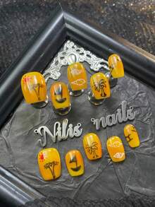 لون برتقالي