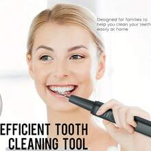 1个便携式方形牙齿清洁器，黑色金属牙线/电动牙签，3速可调牙科工具，水牙线，带口腔镜和4个替换喷嘴，一键启动，电池容量：500mAh，针对牙垢和牙菌斑，预防口臭，口腔清洁和护理工具，送给朋友的完美礼物！ - 銀色 - 查看 8