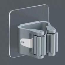 1/3/6/9 件壁挂式拖把架储物架，浴室收纳架，无需钻孔