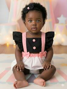 Baby Girls Jumpsuits - màu đen - Xem 7