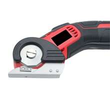 Tijeras Electricas Carton, Tijeras Electricas Inalambrica Recargable, Tijeras Eléctricas para Tela, Cortador Carton, Cortadora de Telas para Alfombras de Cuero, Plásticos - Rojo - Ver 10