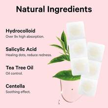 732/372/120pcs Acne Pimple Patch, Salicylic Acid Material, Gentle & Non-Irritating, Alcohol-Free, Suitable For All Skin Types - Blue - View 3