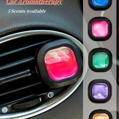 3/6/12pcs Portable Car Diffuser, Car Air Freshener, Keeps Car Interior Fresh, Aromatherapy, 5 Scent Options. Suitable As Birthday, New Year Gift, For Women, Home Decor, Men, Wedding, Etc.