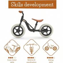 Chillafish Charlie Bicicleta de Equilibrio de 10 Pulgadas con neumáticos de Espuma EVA Asiento Ajustable y Manillar Completo con asa de Transporte incorporada Edades de 1 5 a 4 años - Azul - Ver 6