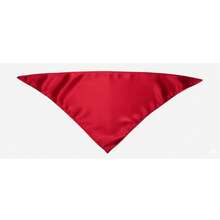 Lenço Bandana Cigano Unissex em Cetim  Verão - Vermelho - Visão 2
