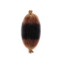 Pre-Separated Springy Afro Twist Hair 6 Packs Pre-Fluffy Natural Curls Are Perfect For Marley Crochet Hair - Multicolor - View 11