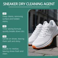 Sneaker Cleaning Foam, Gently Cleans White Shoes, Removes Yellowing And Edge Stains, No Water Needed,Shoe,Spring Summer Picks,Brides Maid Gifts,Room,Bedroom Deccor,Bedroom Deccor,Beach,Travel,For Men,For Women,Vacation - Green - View 7