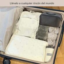 Bolsa de Cosméticos de Viaje de Gran CapacidadCosmetiquera de Piel para Mujeres Neceser de Viaje Impermeable Bolsa de Cosméticos Multifuncional para Mujer con Asas y Compartimentos PU Negro - PUNegro - Ver 5