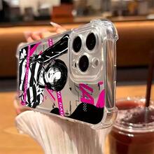 Osaki Nana Handyhülle kompatibel mit  16, 15, 14, 13, 12, 11 Pro Max, X, XR, XS Max, 8, 7 Plus - Stoßfeste transparente weiche Rückabdeckung, Hülle kompatibel mit  17 Pro Max Hülle,  17 Pro Hülle,  17 Hülle,  16 Pro Max Hülle