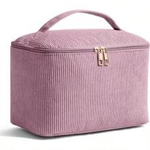 MAGEFY Bolsa de Maquillaje Con Asa Resistente y Cómoda Gran Capacidad Bolsa de Viaje Cosmetiquera Neceser Portátil para Muchas Ocasiones para Mujeres-Rosa - Rosa - Ver 1