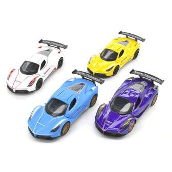 1:36 比例合金压铸赛车模型，合金车模玩具，适合收藏、生日礼物、桌面摆件、汽车配件、节日礼物，适合 3-12 岁儿童，母亲节、儿童节、感恩节、圣诞节等场合。