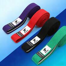4cm Wide Elastic Resistance Bands, Stretchy Workout Bands For Strength Training, Yoga, Stretching, Fitness Assistance - Elastic Band - View 12