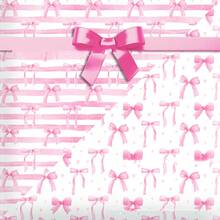 Giấy gói quà nơ hồng (6/12 tờ), thích hợp để gói quà tặng bạn bè trong các bữa tiệc, giấy gói trang trí nơ, giấy bọc sách, giấy gói hộp quà bó hoa. - Nhiều màu - Xem 9