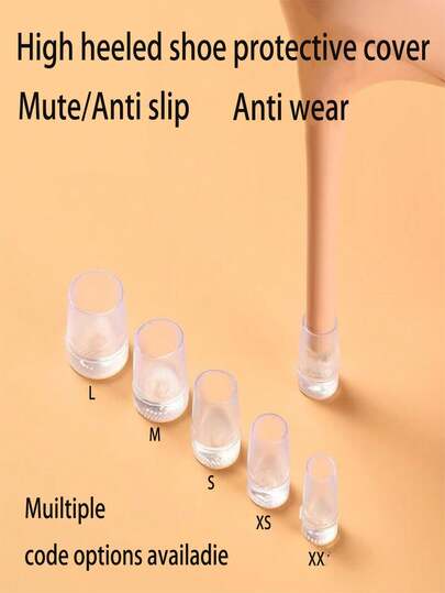 1-5双鞋跟保护套、鞋跟止动器、鞋跟套、高跟鞋垫、鞋跟替换配件