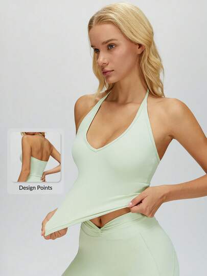 MASKERT High Elastic Padded Sports Bra For Women - Breathable Skin-Friendly Shockproof Unrestricted Comfort Bra For Gym Yoga Training Summer