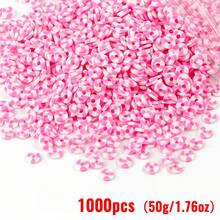 1000/2000/3000pcs Soft Clay, Ideal For DIY Jewelry Crafts, Home Creativity Daily DIY To Enrich Life, Make Bracelets, Necklaces, Beading, Holiday & Valentine's Day Gifts