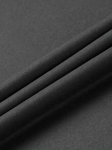 男士字母图案休闲套头卫衣，通勤和日常穿着皆宜 - 深灰色 - 查看 4