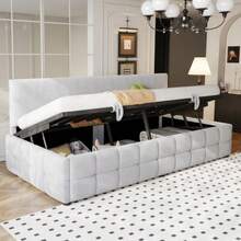 Bed Frames - Light Gray - View 4