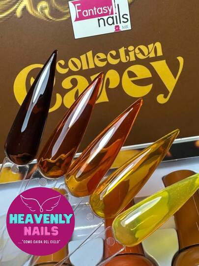 Carey- Gama de Geles Semipermanente Gelish Uso Profesional Fantasy Nails