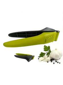 1pc Durable Plastic Garlic Press - Manual Kitchen Tool, Easy To Crush And Mince, Garlic Mincer, Essential Kitchen Gadget - Multicolor - View 9