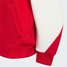 Adidas Children's Casual Loose Fit Sweatshirt Sweatshirt JN4369 - Red - View 4