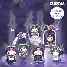 Miniso 三麗鷗 Kuromi 甜酷仙境盲盒 - 黑暗與甜美的碰撞，精緻細節展現 Kuromi 的魅力，桌面裝飾/收藏品/生日禮物/節日禮物 (隨機出貨 1 個) - 彩色 - 查看 1