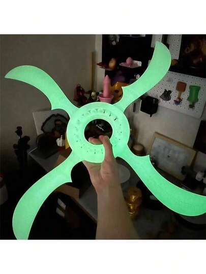 1 pieza Actualizado - Shuriken rotativo dinámico - Juguete de escritorio de alta precisión impreso en 3D - Tema de anime japonés - Estrella de lanzamiento - Juguete de alivio de estrés creativo - Colección Exhibición Fan Regalo - Regalo perfecto