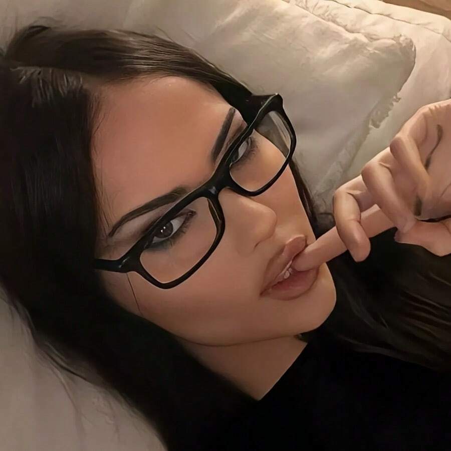Classic Full Frame Black Rectangular Fashion Eyewear,  Commuting Daily Decorative Transparent Lenses - 黑色 - 查看 1